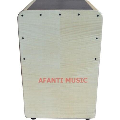 Afanti Music Maple / Birch Wood / Natural Cajon Drum (KHG-186)