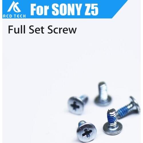 Original Full Set Screw 5 Pcs For Sony Xperia Z5 Z5Dual E6633 E6603 E6653 E6683 Screws
