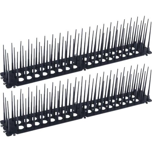2pcs 45cm Bird Repeller Fence Cat Defender Spikes Wall Spikes Fence Cat Animal Garden Fences Invader Bird Spikes