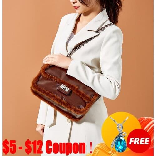 CGA New Casual Chain Crossbody Bags For Women Fashion Simple Shoulder Bag Ladies Designer Luxury Handbags Leather Messenger Bags