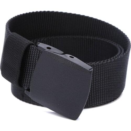 YUIYE fashion brand design professional mens belt outdoor survival tactical belt metal buckle canvas belt men fashion leisure