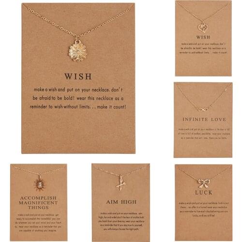 RINHOO WISH Gold-color Hope Flowers Sunflower Alloy Clavicular Bones Pendant Short Necklace