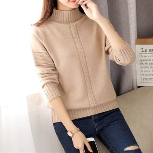 Vy1125 2020 spring autumn winter new women fashion casual warm nice Sweater woman female OL Turtleneck women fall fashion