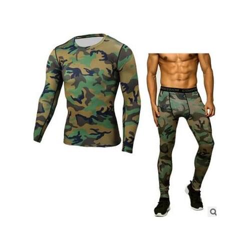 Mens Boys Compression Body Base Layer Thermal Under Top Long Sleeve Set Skins Gear Cool Dry Size S-XXXL