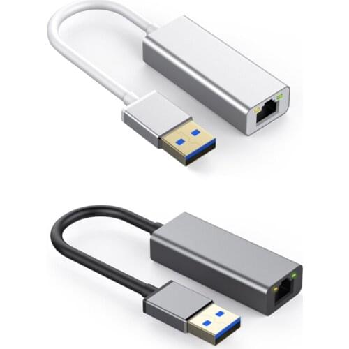 USB 3.0 Network Card to USB RJ45 Lan 10/100/1000 Mbps Ethernet Converter USB Ethernet Adapter for PC Windows 10 Ethernet USB