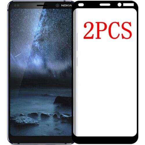 2PCS Full Cover Tempered Glass For Nokia 9 PureView Screen Protector protective film For Nokia 9 PureView glass