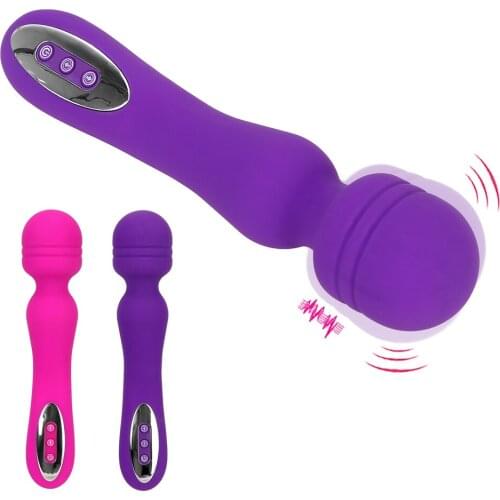 Female Masturbation Clitoris Stimulation Adult Sex Products Magic Wand Massage Sex Toys for Women AV Stick Vibrator