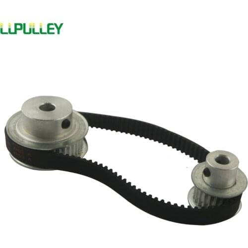 LUPULLEY HTD Timing Belt Pulley Gear 3M Type Deceleration Suite 3M (1:2) 20T 40T CNC Engraving Machine Parts Synchronous