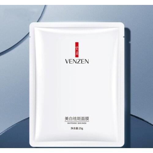 1pc Facial Mask Moisturizing Brightening Skin Tone Whitening Lighten Blemishes Mask Face Skin Care