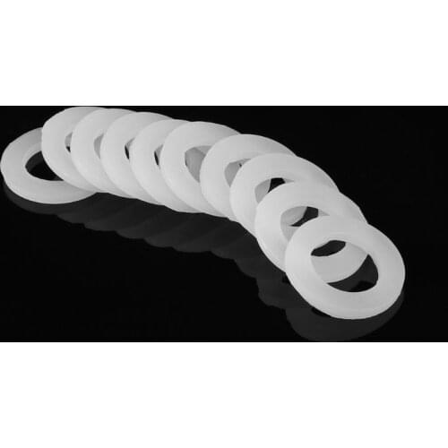 10 pcs Bellows Pipe Seal Rings Hose Washers Water Silicone Gasket 1/2" 3/4" 1"