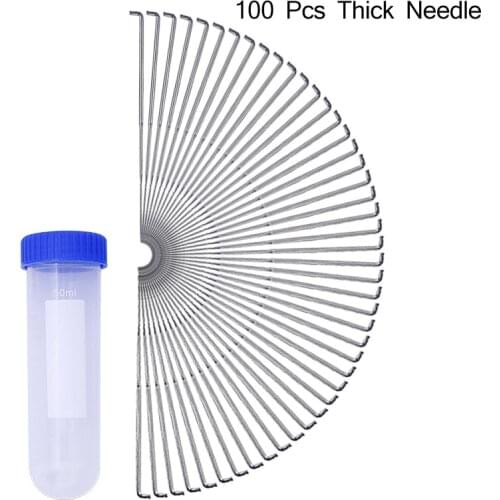 100 PCS Wool Felt Needle with Bottle Felt Needle Felting Starter Kit Felting Needles Felt DIYFelt Fabric Wool felt Needlework