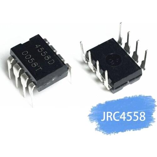 20PCS NJM4558D DIP8 NJM4558 DIP JRC4558D JRC4558 new and original IC
