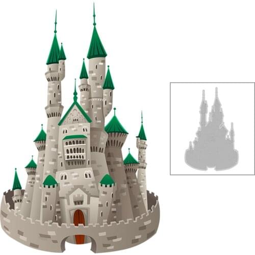 2020 New Hot Castle Window Roof Fence Bricks Mould Metal Cutting Dies For and Crafts Scrapbooking Foil Card Making no stamps