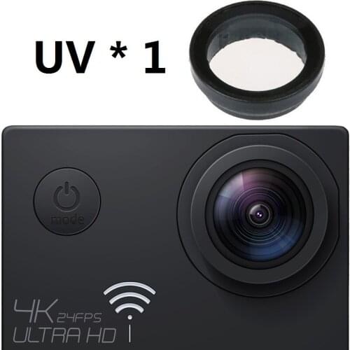 New Clownfish For SJ8000 /SJ8000R Action Camera Accessories Protective Glass Lens UV Filter Lens Cap for SJ8000 4K wifi Soprts