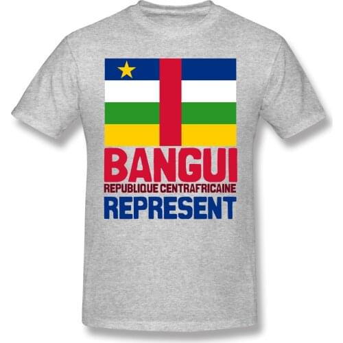 Bangui, Centrafrique. Represent Mens Basic Short Sleeve T-Shirt Funny R330 Tshirt USA Size