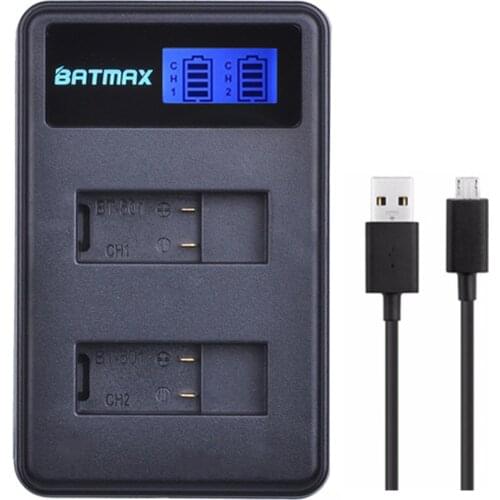 For Gopro 5 battery gopro hero 6 Charger LCD Dual usb Charger for Gopro Hero5 4K Camera AHDBT-501 batteries