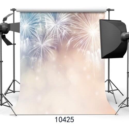 Background for Photos Light Color Fireworks Computer Printed Vinyl Photography Backdrop Photocall for Weddings Children Baby