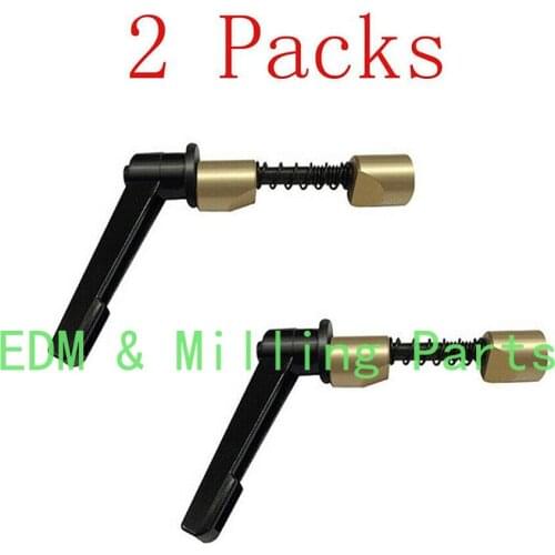 2pcs CNC Milling Machine Bolt Handle Quill Lock Sleeve Vertical Mill Tool For Bridgeport Mill Part