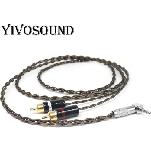 HIFI Nordost Odin audiophile silver aux 3.5mm headset plug to 2rca jack Audio signal line Computer and audio connection cable