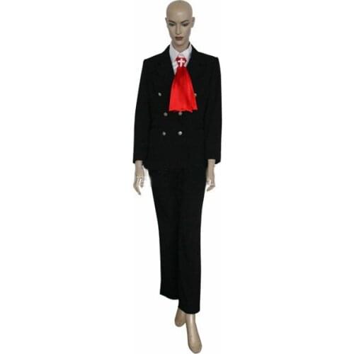 Hellsing Sir Integra Fairbrook Wingates Hellsing Uniform Suits Cosplay Costume C012