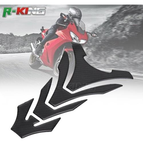 Motorcycle 3D carbon fiber Tank Pad Protector Stickers Case For Honda VFR 800 800F 800X 1200 1200F 1200X 400 Tank All Years