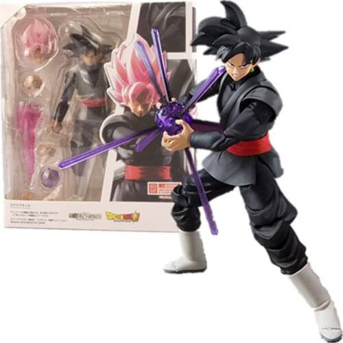 12CM Anime In Stock Demoniacal Fit Goku Black Rose Zamasu PVC Action Figure Brinquedos
