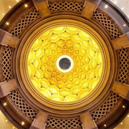 Beibehang Wallpaper custom wallpaper mural zenith ceiling background wall painting living room bedroom decorative painting