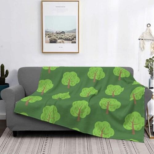 Deciduous Tree Gift For Lovers Blanket Flannel Textile Decor Nature Multifunction Super Soft Throw Blankets for Sofa Car Quilt