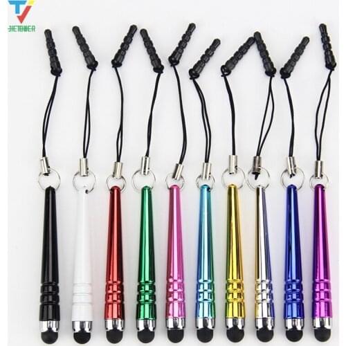 Wholesale Capacitive Touch Pen for SAMSUNG Tablet Baseball Stylus Pen for Iphone Ipad,anti Dust 3.5mm Plug Mobile Phone 1000pcs