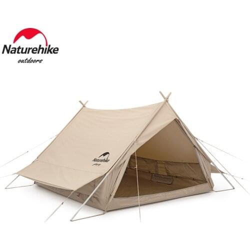 Naturehike Extend 4.8 2Person Large Area Outdoor Waterproof Sun Shelter Hiking Traveling Cotton Tent NH20ZP011