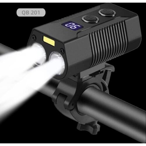 4000mAh Bike Light MTB Bike Headlight Taillight Handlebar USB Rechargeable Bicycle Front Rear Light with Power Bank Function