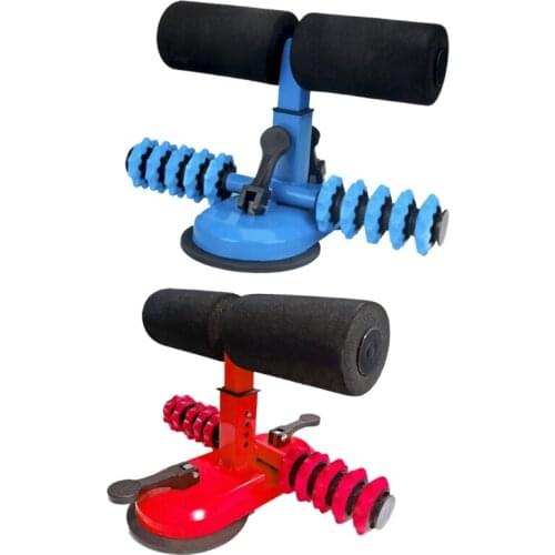 Adjustable Sit Up Bar Exerciser with Massage Roller Sit Up Aid Fitness Equipment