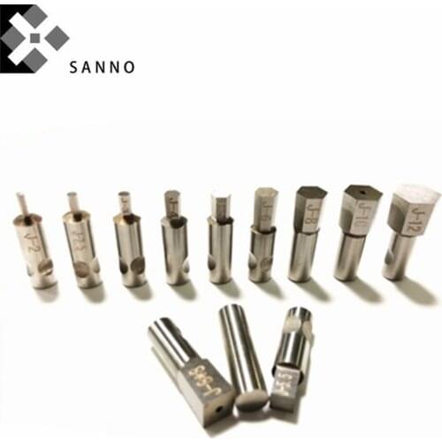 Hex rotary broaching punch head 2mm -12mm cnc hexagon rotary broache punching rolling burnishing head tools broaching torx punch