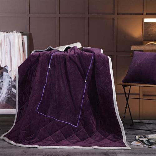 Foldable Blanket 2 in 1 Warm Lamb Cashmere Bedding Home Sofa Chair Pillow Cushion Baby Comforter