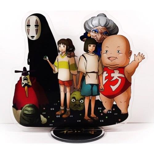 Spirited Away chihiro Haku Yubaba No face Little runts GM acrylic stand figure model plate holder cake topper anime