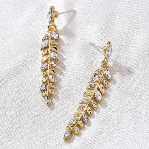 Women's Gold Earrings Yanqueens China