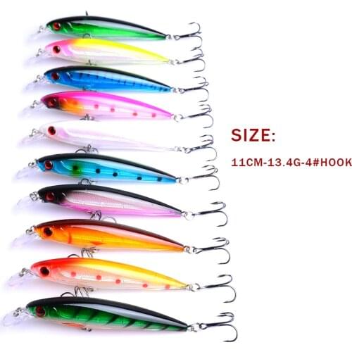 100PCS Artificial Lures Wobbler Suit For Fishing Hard Laser Baits Minnow Trolling Fake Swim Bait Trout Sea 3D Eyes Fish Lure Set