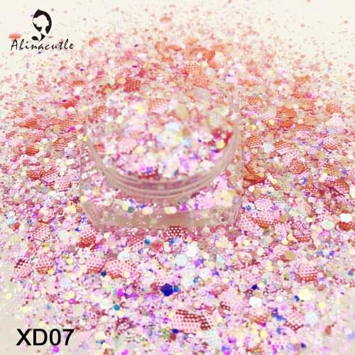 15g/Jar Mixed Color Diamond Sequins In Mixed Sizes For Nail Arts Handmade Card Cloth Handmade Craft Accessories DIY Sequins