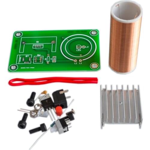 15W Mini Tesla Coil Plasma Speaker Kit Music Wireless Transmission Board Module DC 15-24V For DIY