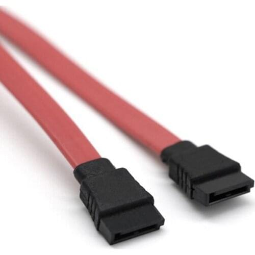 2 Pcs/lot New 40cm Sata Cable Computer Cable Sata Drive Cables Serial ATA SATA 2 Lead Hard Drive Data Cable