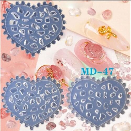 5 Pcs 3D Bowknot Nail Art Decoration Resin Mold Nails Stickers Silicone Mould