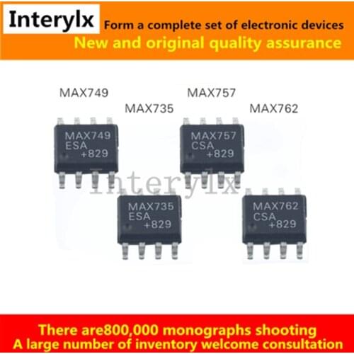 5Pcs New MAX749ESA MAX735ESA MAX757CSA MAX762CSA SOP-8
