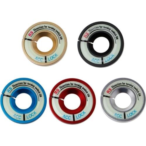 Car Luminous Ignition Key Hole Ring Switch Decor Sticker For Skoda Octavia Fabia YETI VW Passat Bora POLO GOLF 6 Jetta MK5 MK6