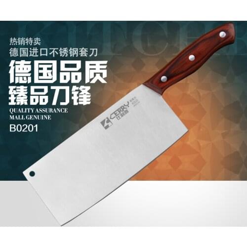 Free Shipping CERRY Forged Stainless Steel Chef Chop&Cut Dual-purpose Household Slicing Meat Vegetable Cutting Bone Knives