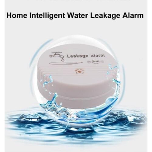 Water Leak Detector Alarm 85dB Voice Alert Wireless Water Leakage Sensor House Safety Home Security Alarm System