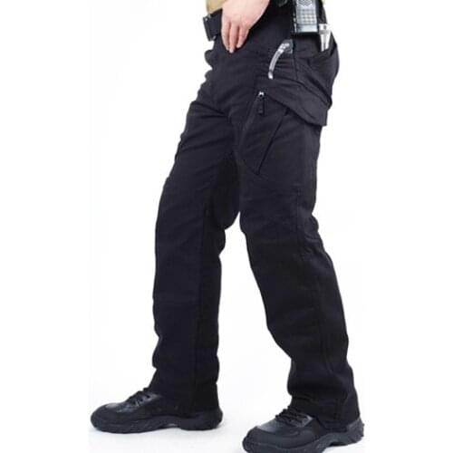 IX9 City Tactical Cargo Pants Men Combat SWAT Army Military Pants Cotton Many Pockets Stretch Flexible Man Casual Trousers XXXL