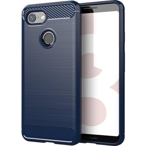 Carbon Fiber Case For Google Pixel 4A 2 3 3a 4 5 Case TPU Soft Shockproof Cover for Pixel 3a XL 5XL 4a 4 2 3 XL Phone Case Cover
