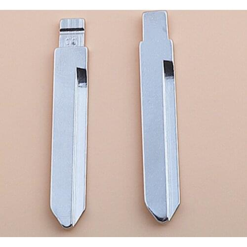 DAKATU Metal Blank Uncut Flip KD Remote Key Blade Type #66 for BYD F0 NO. 66 Replacement Uncut Blade