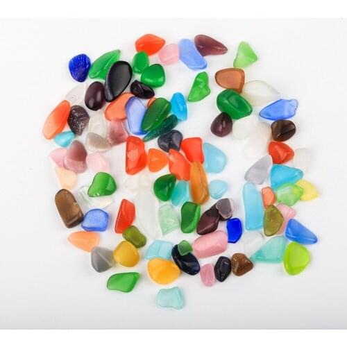 DS Mixed Color Cats Eye Stone Quartz Crystal Tumbled Opal Quartz Minerals Specimen DIY Jewelry Making Home Decoration
