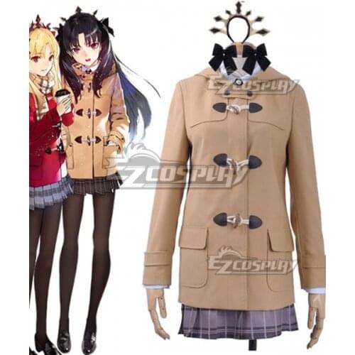 Fate Grand Order FGO Ishtar Daily Winter Uniform Skirt Suit Girls Party Dress Halloween Adult Skirt Outfit Cosplay Costume E001